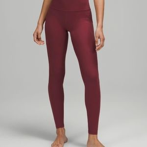 Align high rise 28" size 8 dark red